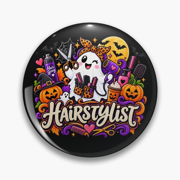 Item preview, Hairstylist Halloween Gift Cute Ghost Salon Style designed and sold by Corvoria.