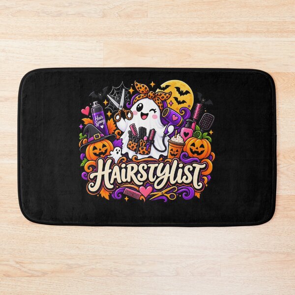 Artikelvorschau, Halloween-Geschenk für Friseure: Niedlicher Geister-Salon-Stil entworfen und verkauft von Corvoria.
