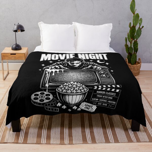 Item preview, Vintage Horror Movie Night Retro designed and sold by CamaleonDesigns.