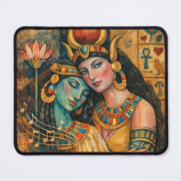 Item preview, Hathor Painting – Egyptian Goddess of Love and Beauty designed and sold by GalleryKauffeld.