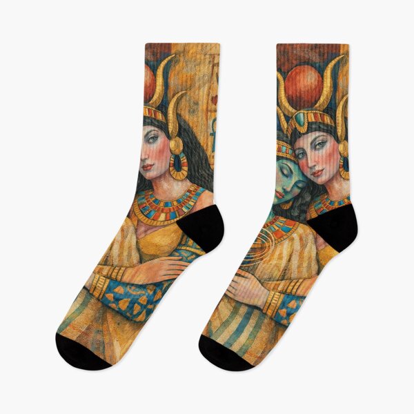 Item preview, Hathor Painting – Egyptian Goddess of Love and Beauty designed and sold by GalleryKauffeld.