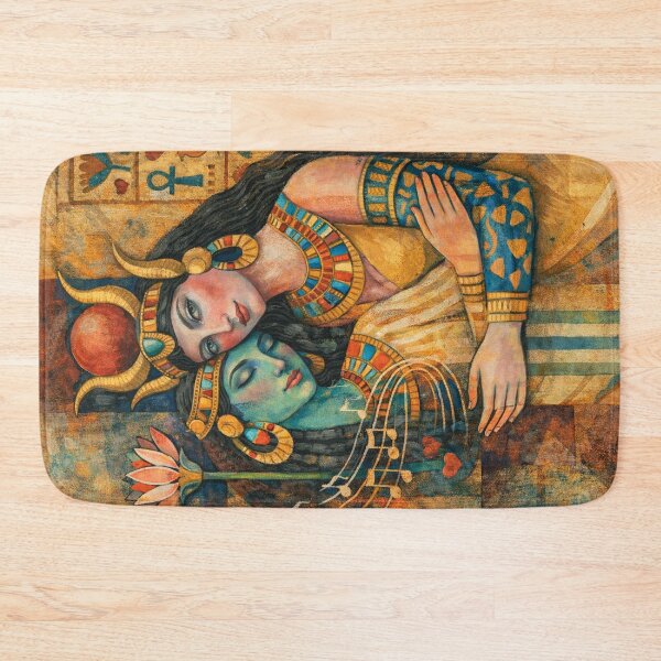 Item preview, Hathor Painting – Egyptian Goddess of Love and Beauty designed and sold by GalleryKauffeld.
