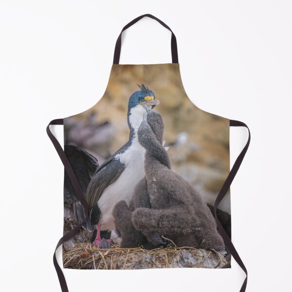 Item preview, Cormorant with Chicks on Nest Falkland Islands designed and sold by PhotoArt by Joan Carroll.