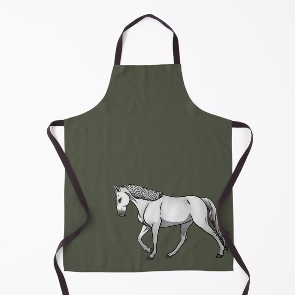 Item preview, White Grey Tennessee Walking Horse designed and sold by Old Water Cryptid .
