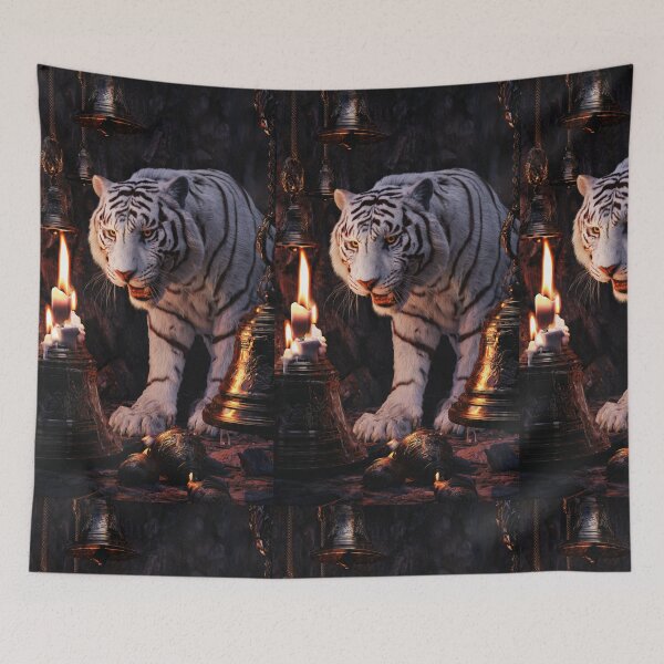 Item preview, Sacred Guardian — White Tiger and Ancient Bells designed and sold by TreatLLC.