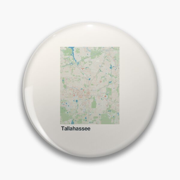 Item preview, Tallahassee Minimalistic Map Art designed and sold by MapsNerd.