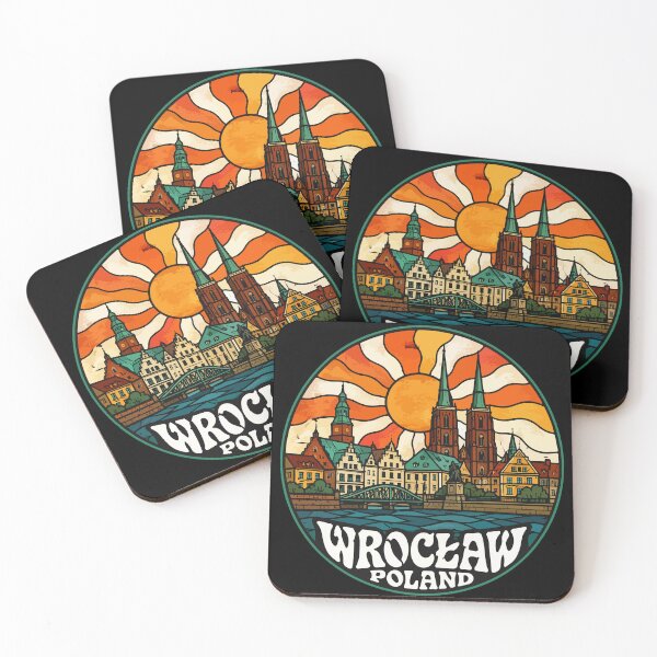 Item preview, Wroclaw City Poland Stained Glass Travel designed and sold by TomFrontierArt.