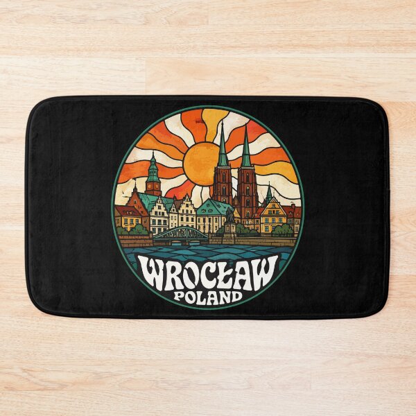 Item preview, Wroclaw City Poland Stained Glass Travel designed and sold by TomFrontierArt.