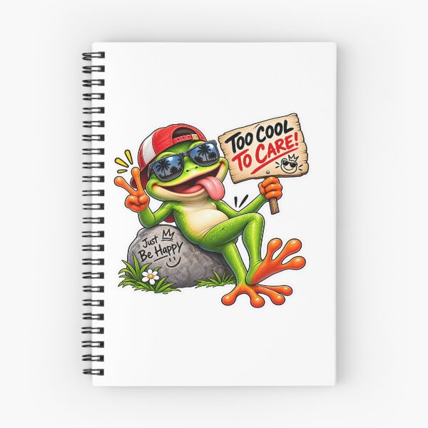 Item preview, Funny Cool Frog Sticker – Too Cool to Care Frog with Sunglasses designed and sold by ujjawal.