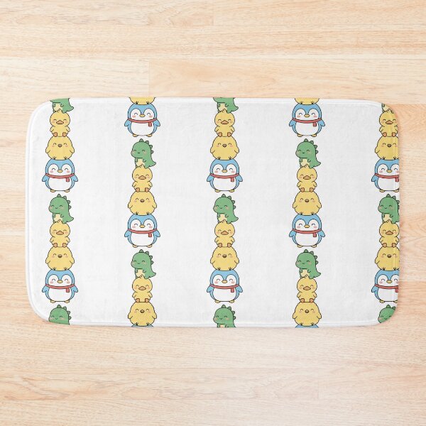 Item preview, Kawaii Animal Stack – Cute Dinosaur Duck Chick & Penguin Tower designed and sold by AliveStyle.