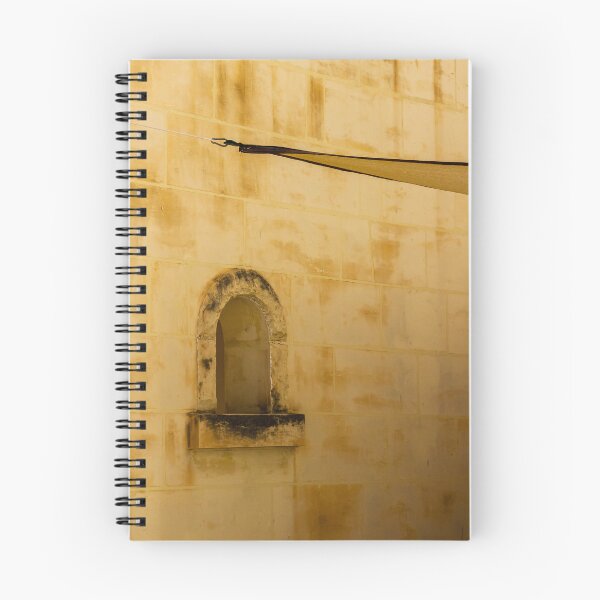 Item preview, Sunlit Stone Wall Niche With Arch And Suspended Rope Hammock In Warm Amber Lighting designed and sold by Nmallia.