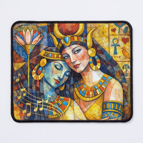 Item preview, Hathor Painting – Egyptian Goddess of Love and Beauty designed and sold by GalleryKauffeld.