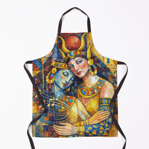 Item preview, Hathor Painting – Egyptian Goddess of Love and Beauty designed and sold by GalleryKauffeld.