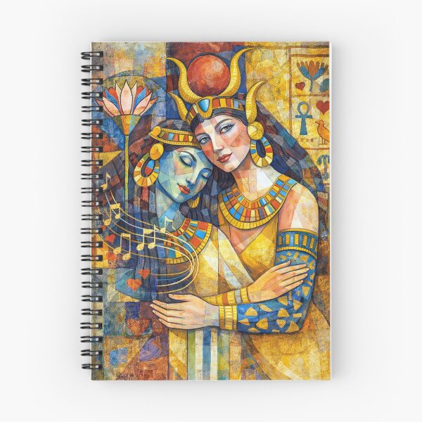 Item preview, Hathor Painting – Egyptian Goddess of Love and Beauty designed and sold by GalleryKauffeld.