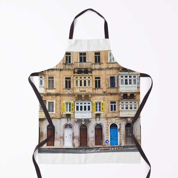 Item preview, Traditional Maltese facade with colorful wooden balconies and doors in Valletta, Malta designed and sold by goceris.