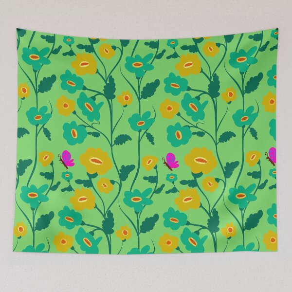 Item preview, Flower pattern pastel color  designed and sold by nickardi.
