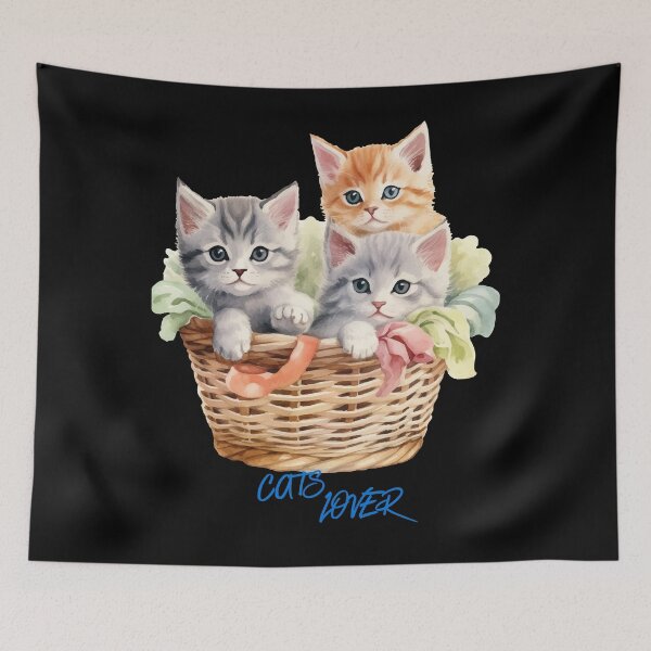 Aperçu de l'œuvre Cat Lover | Cute Cat Lovers Gift for Cat Moms & Cat Dads créée et vendue par Wiamprint.