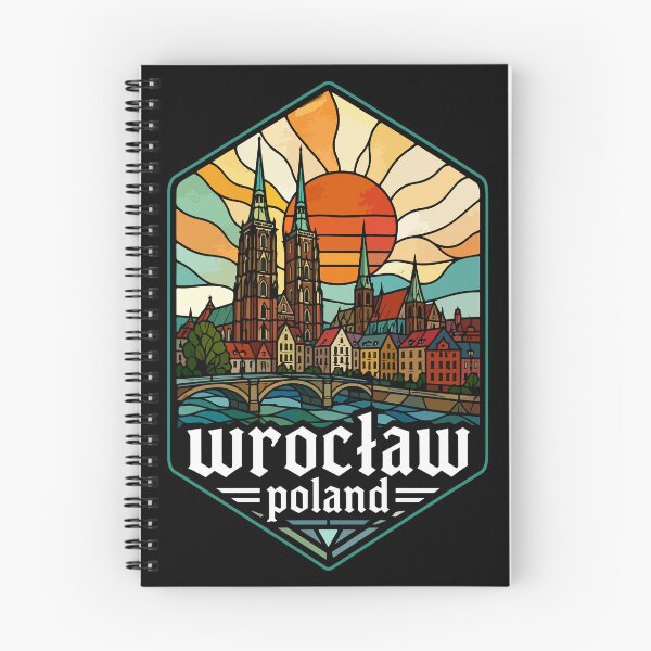 Item preview, Wroclaw City Poland Stained Glass Art Travel designed and sold by TomFrontierArt.