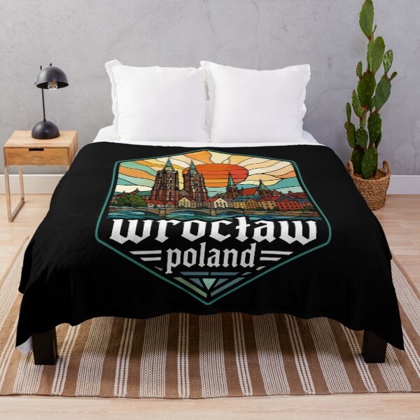 Item preview, Wroclaw City Poland Stained Glass Art Travel designed and sold by TomFrontierArt.