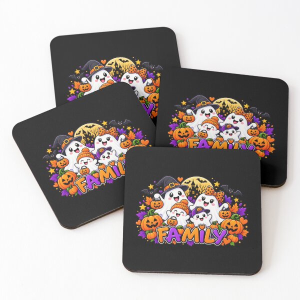 Item preview, Halloween Family Matching Gift Cute Ghost Family Style designed and sold by Corvoria.