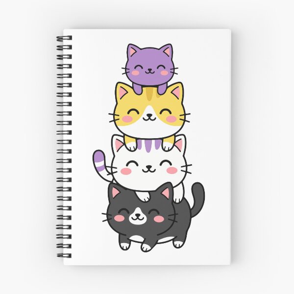 Item preview, Kawaii Cat Stack – Colorful Cute Kitty Collection designed and sold by AliveStyle.