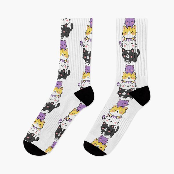Item preview, Kawaii Cat Stack – Colorful Cute Kitty Collection designed and sold by AliveStyle.
