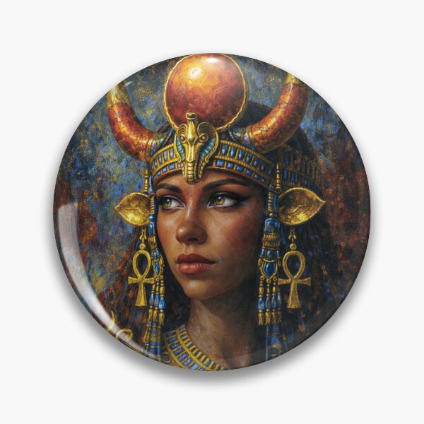 Item preview, Beautiful Hathor Painting – Egyptian Mythology and Divine Feminine Art designed and sold by GalleryKauffeld.
