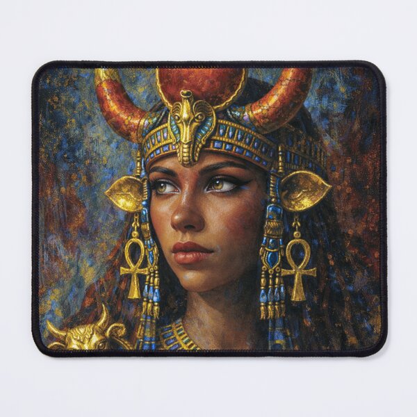 Item preview, Beautiful Hathor Painting – Egyptian Mythology and Divine Feminine Art designed and sold by GalleryKauffeld.