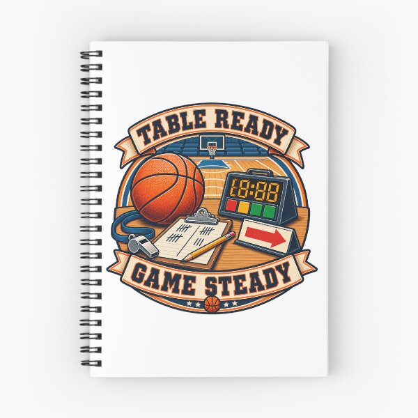 Item preview, Table Ready Game Steady Basketball Score Crew Art designed and sold by CheerfulNest.