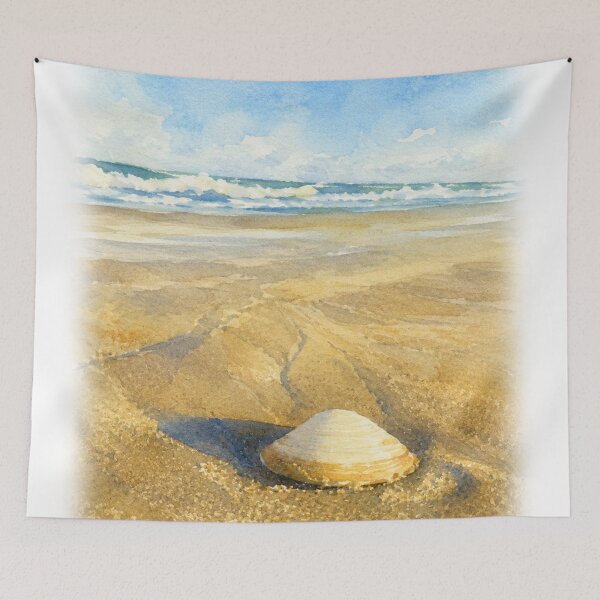 Item preview, Shell on the beach designed and sold by Carol-arts-.