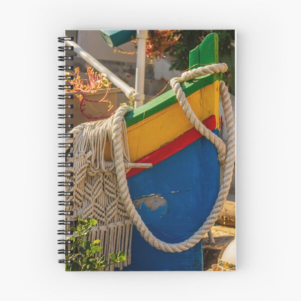 Item preview, Colorful Wooden Boat Bow with Thick Rope Coastline Decor and Nautical Details Sunlit Harbor Scene designed and sold by Nmallia.