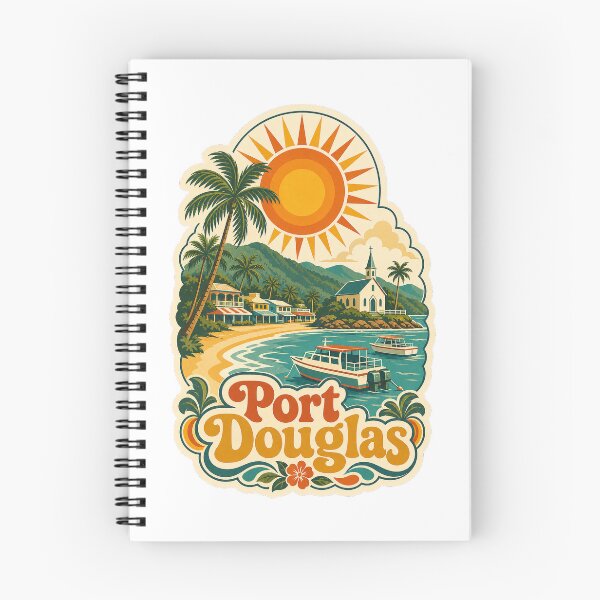 Item preview, Port Douglas Australia Travel Souvenir - Retro Illustration designed and sold by VisualArtsOasis.
