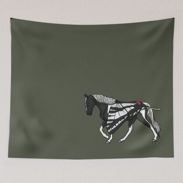 Item preview, Silver Black Tobiano Butterfly Walker designed and sold by Old Water Cryptid .