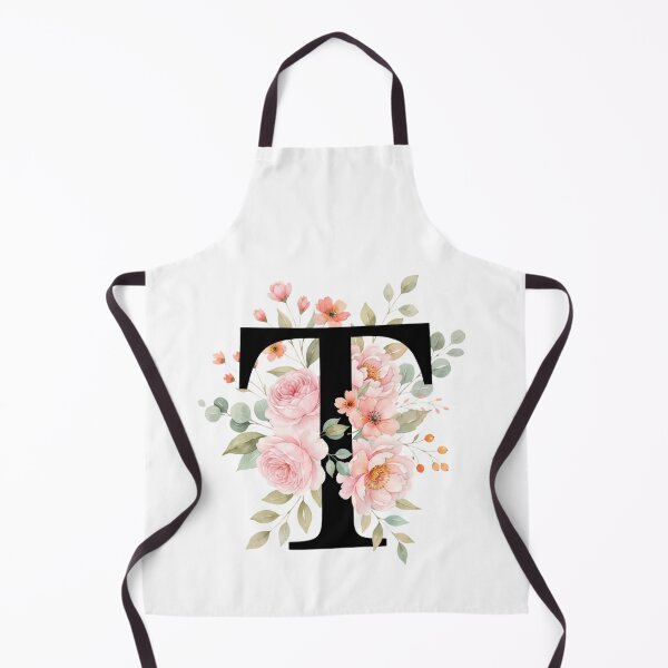 Item preview, Elegant Letter T Floral Watercolor Monogram designed and sold by ITCHAWAWAA.