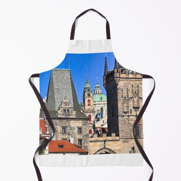 Item preview, Lesser Town Bridge Towers of Charles Bridge and St Nicholas Church in Prague designed and sold by goceris.