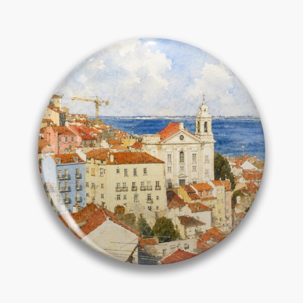 Item preview, Old city panoramic designed and sold by Carol-arts-.