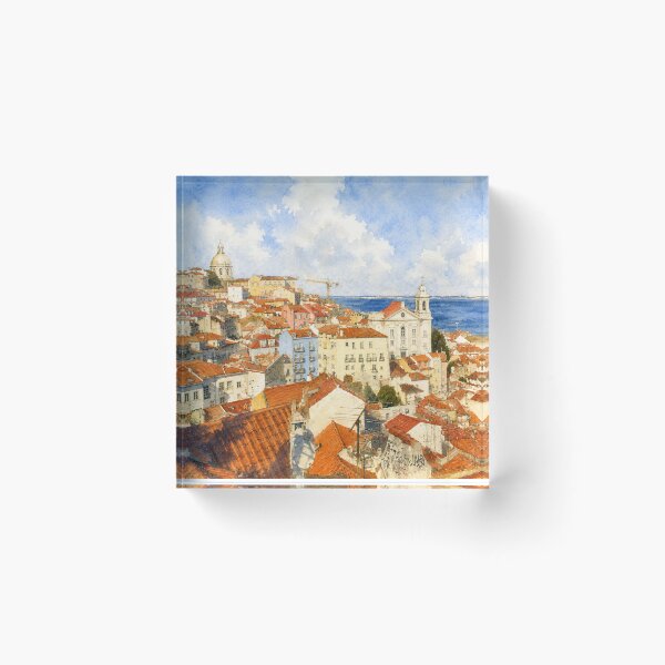 Item preview, Old city panoramic designed and sold by Carol-arts-.