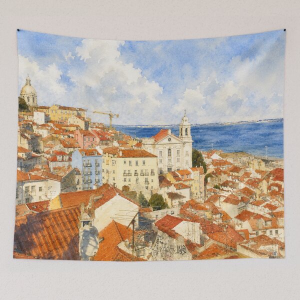 Item preview, Old city panoramic designed and sold by Carol-arts-.