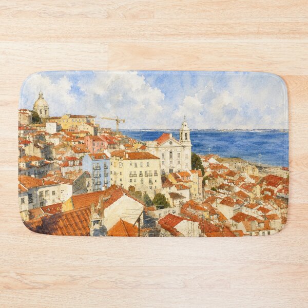 Item preview, Old city panoramic designed and sold by Carol-arts-.