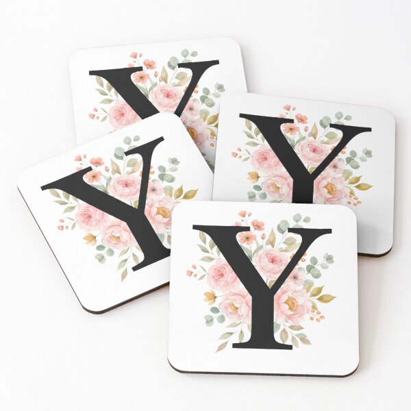 Item preview, Elegant Letter Y Floral Watercolor Monogram designed and sold by ITCHAWAWAA.