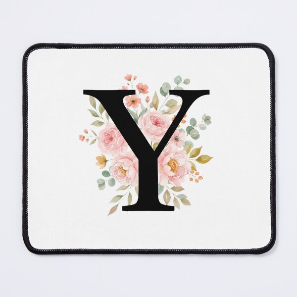 Item preview, Elegant Letter Y Floral Watercolor Monogram designed and sold by ITCHAWAWAA.
