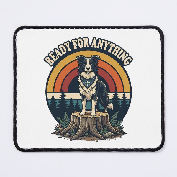 Item preview, Border Collie Standing On Stump designed and sold by SHOP-Corner.