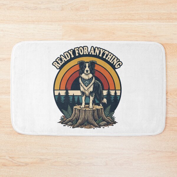 Item preview, Border Collie Standing On Stump designed and sold by SHOP-Corner.