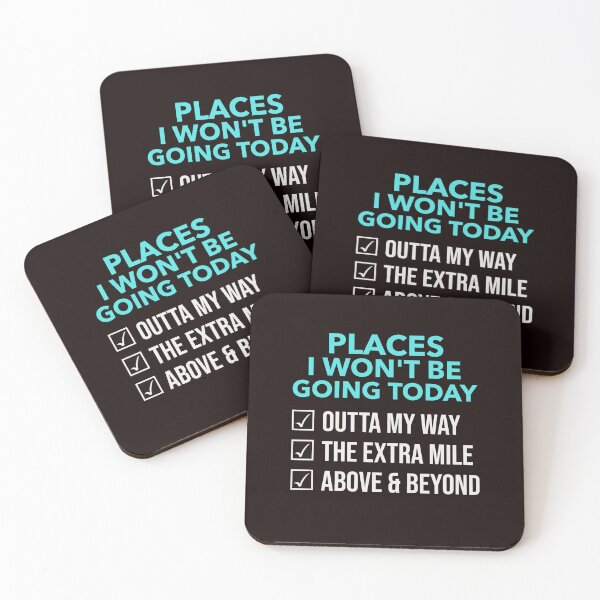 Item preview, PLACES I WON’T BE GOING TODAY | EVERYDAY SARCASM — INTROVERT EDITION designed and sold by WitLounge.
