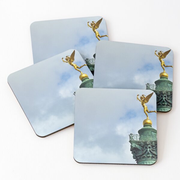 Item preview, Gilded statue of the Spirit of Liberty on top of the July Column in Paris, France designed and sold by goceris.