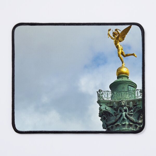 Item preview, Gilded statue of the Spirit of Liberty on top of the July Column in Paris, France designed and sold by goceris.