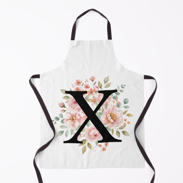 Item preview, Elegant Letter X Floral Watercolor Monogram designed and sold by ITCHAWAWAA.