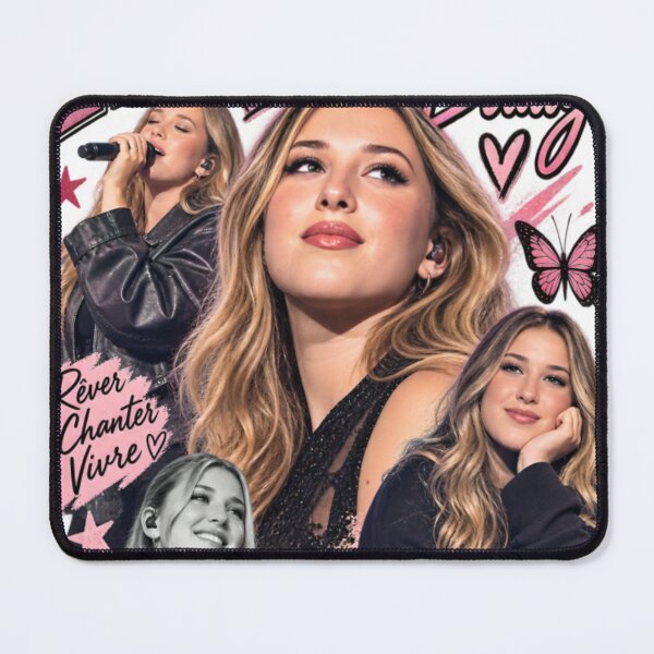 Item preview, Helena Bailly Pink Aesthetic Fan Collage – French Pop Music designed and sold by ActionForge.