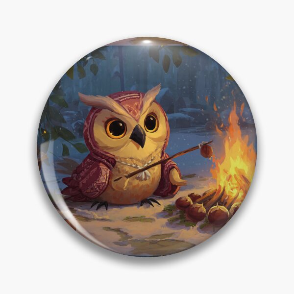 Item preview, Winter Comfort — Little Owl Roasting Chestnuts designed and sold by TreatLLC.