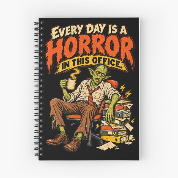 Item preview, Every Day Is a Horror in This Office – Retro Pulp Office Ghoul designed and sold by Anyshca.